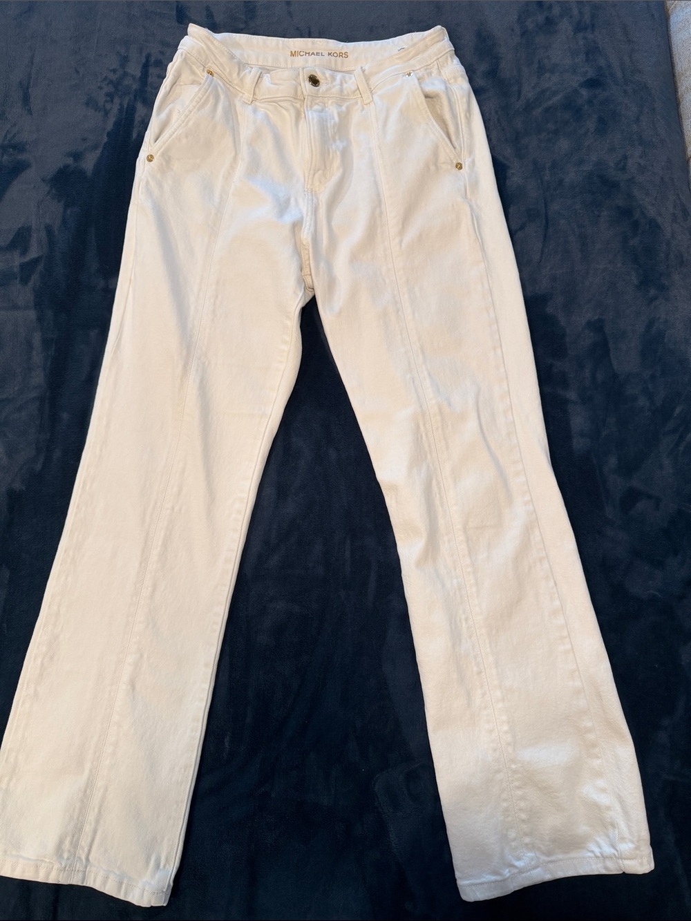 Michael Kors Women’s Cream Bootcut Jeans